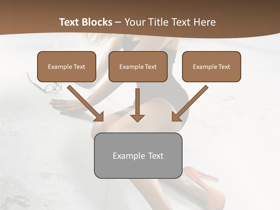 Lie Sexy Fashion PowerPoint Template