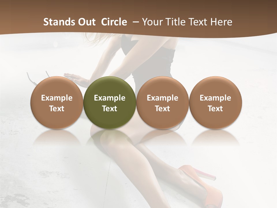 Lie Sexy Fashion PowerPoint Template