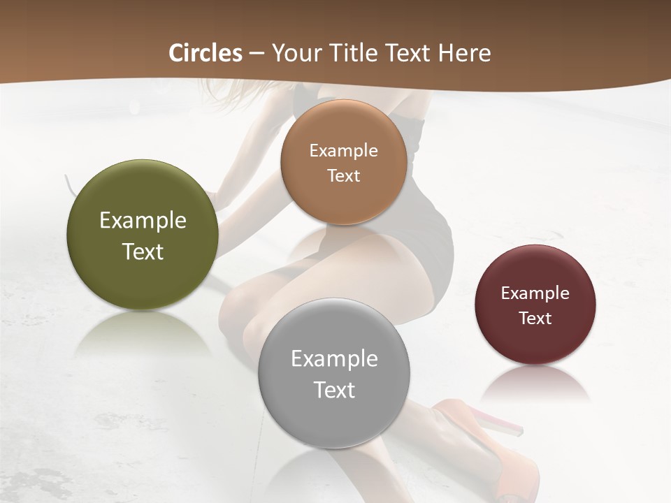 Lie Sexy Fashion PowerPoint Template