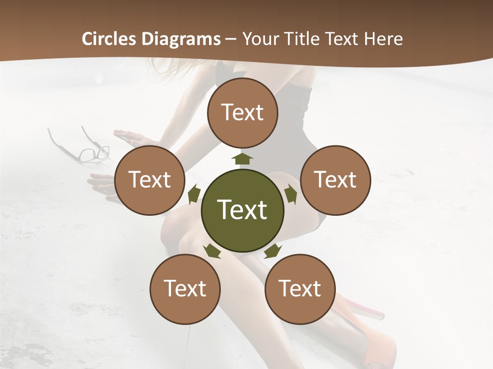 Lie Sexy Fashion PowerPoint Template