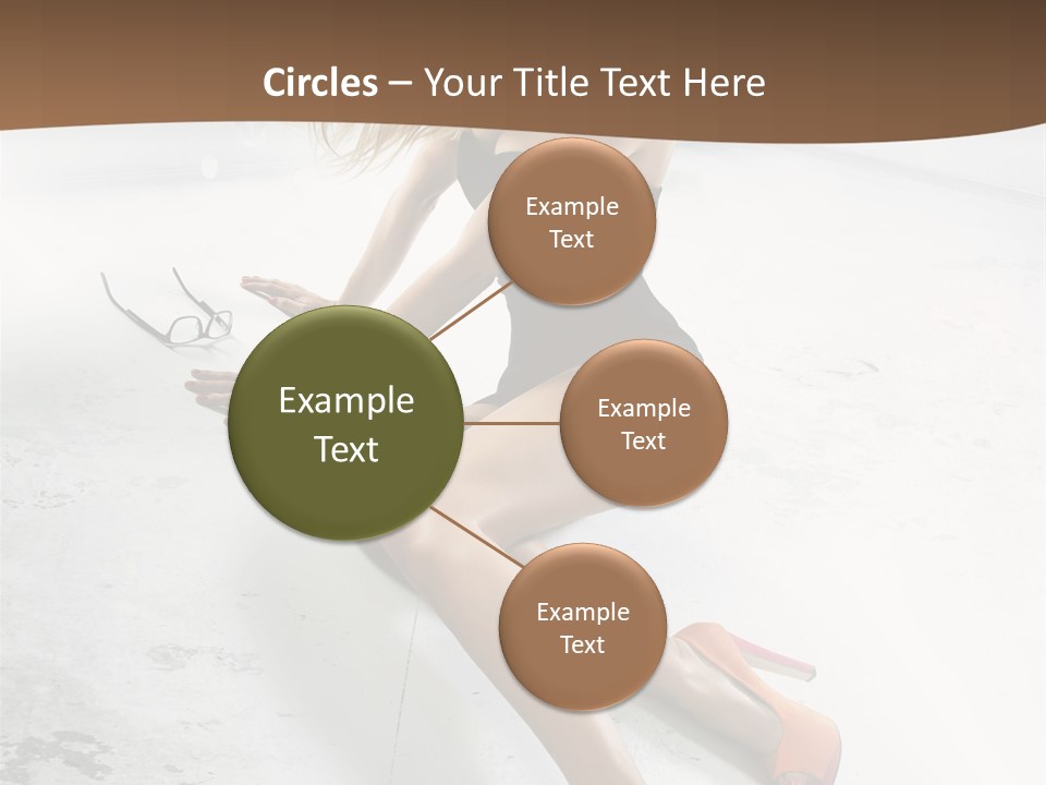 Lie Sexy Fashion PowerPoint Template