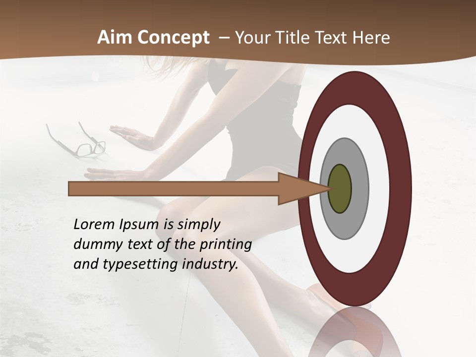 Lie Sexy Fashion PowerPoint Template