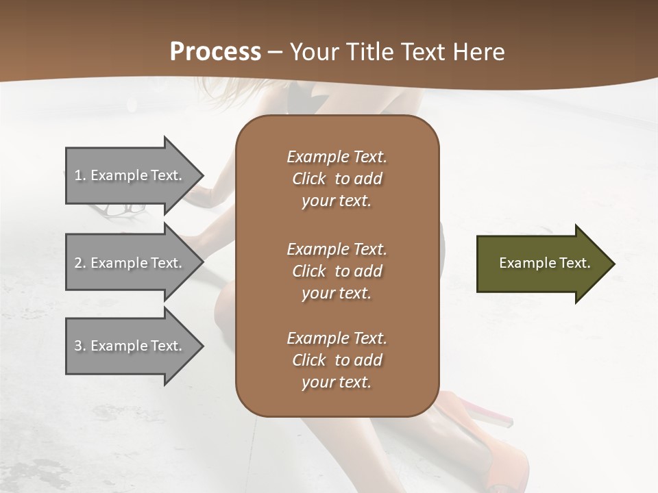 Lie Sexy Fashion PowerPoint Template