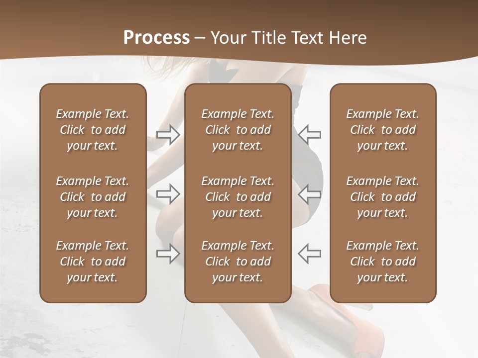 Lie Sexy Fashion PowerPoint Template