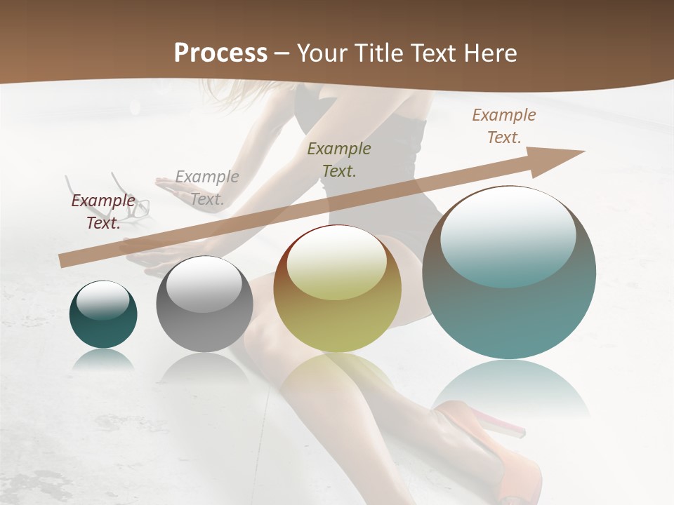 Lie Sexy Fashion PowerPoint Template