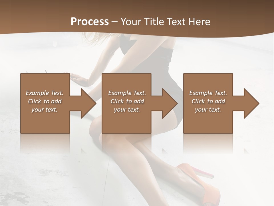 Lie Sexy Fashion PowerPoint Template
