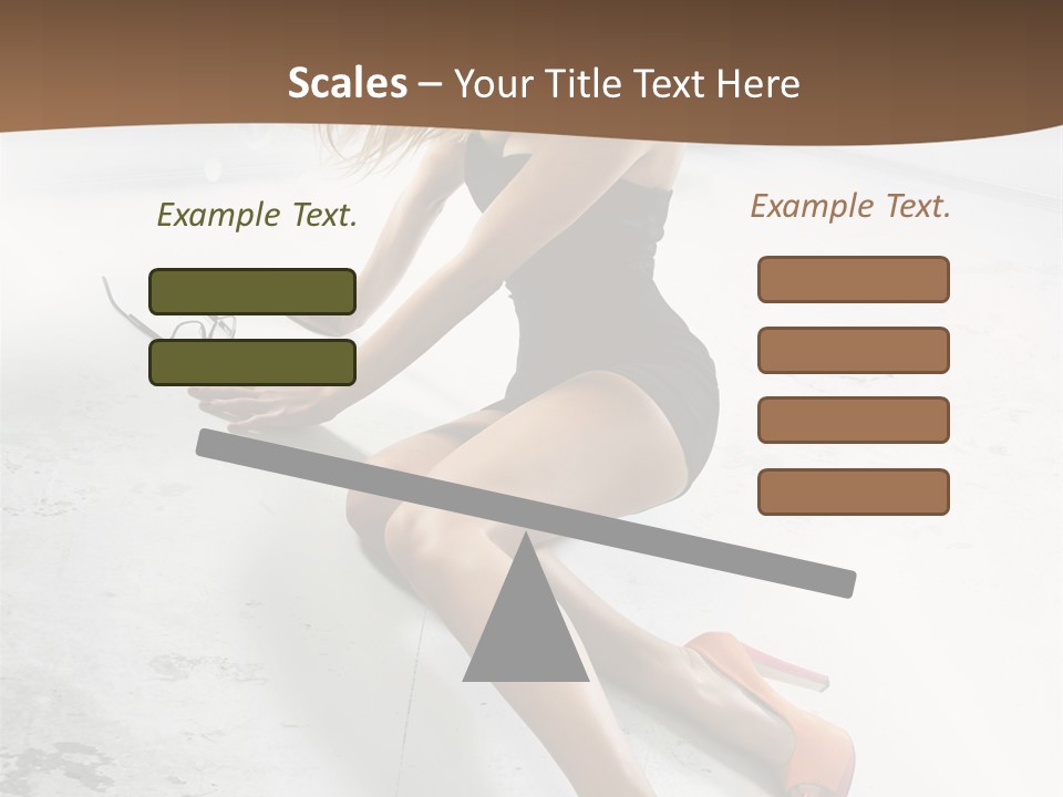 Lie Sexy Fashion PowerPoint Template