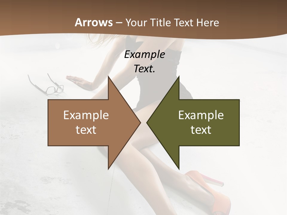 Lie Sexy Fashion PowerPoint Template