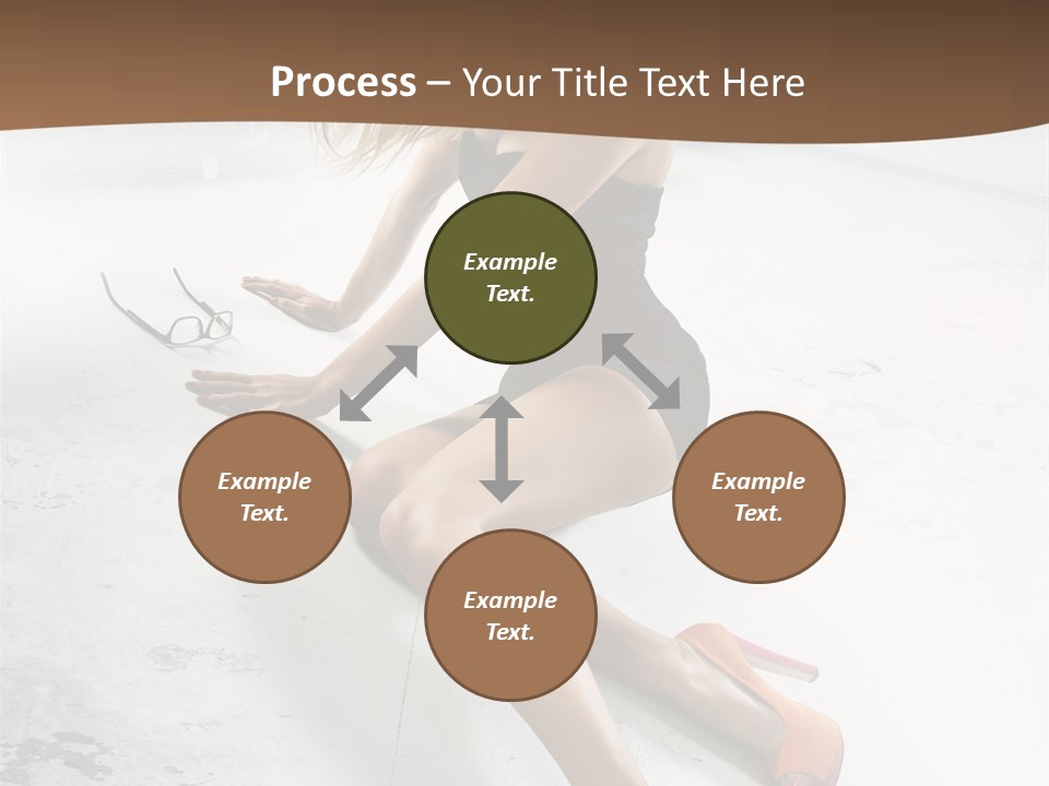 Lie Sexy Fashion PowerPoint Template