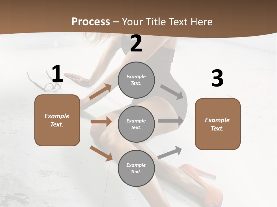 Lie Sexy Fashion PowerPoint Template