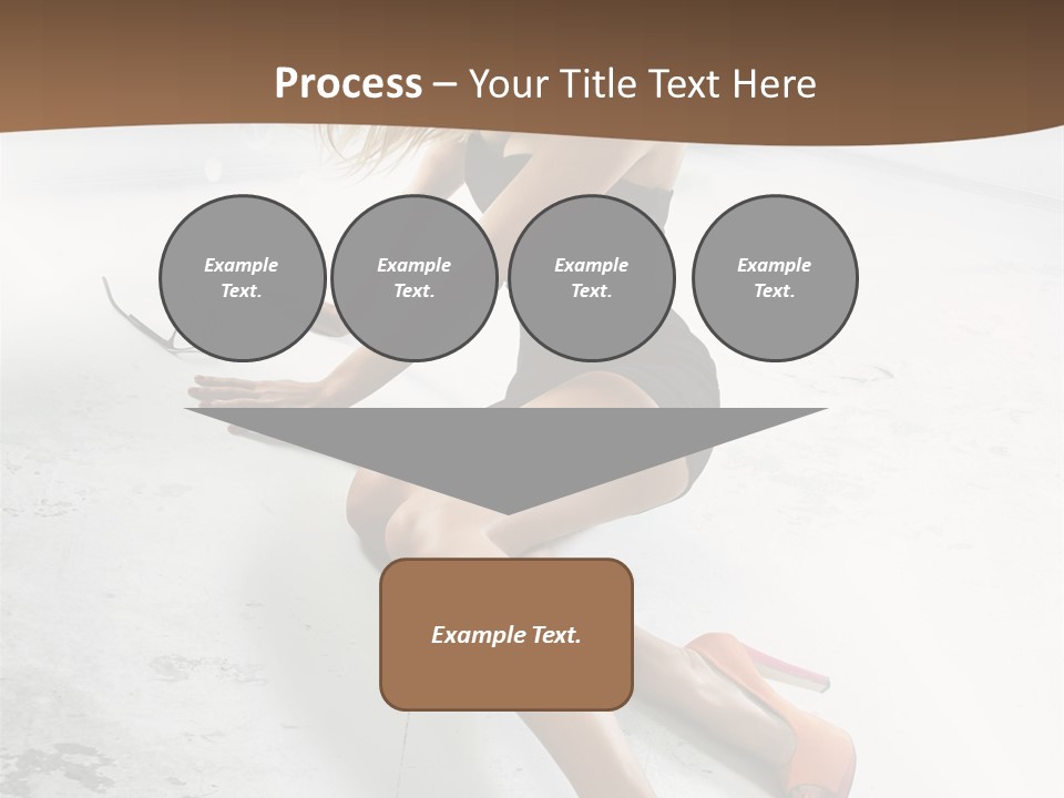 Lie Sexy Fashion PowerPoint Template