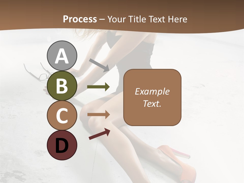 Lie Sexy Fashion PowerPoint Template