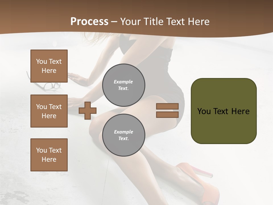 Lie Sexy Fashion PowerPoint Template