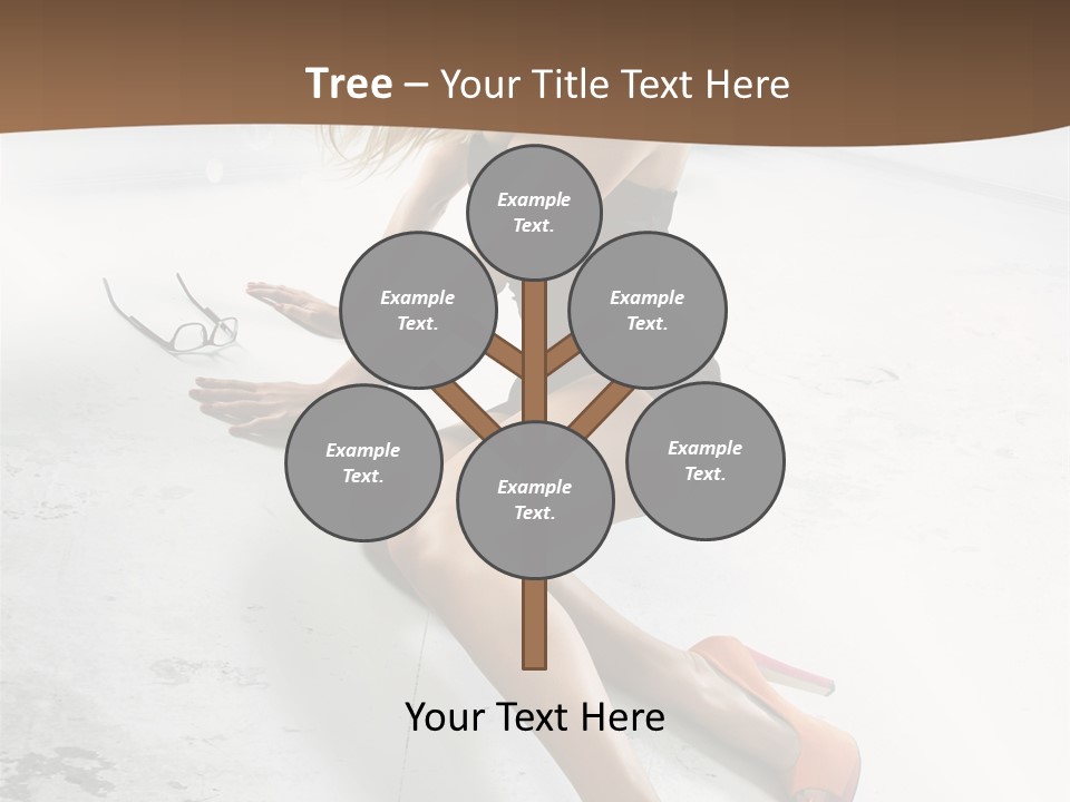 Lie Sexy Fashion PowerPoint Template