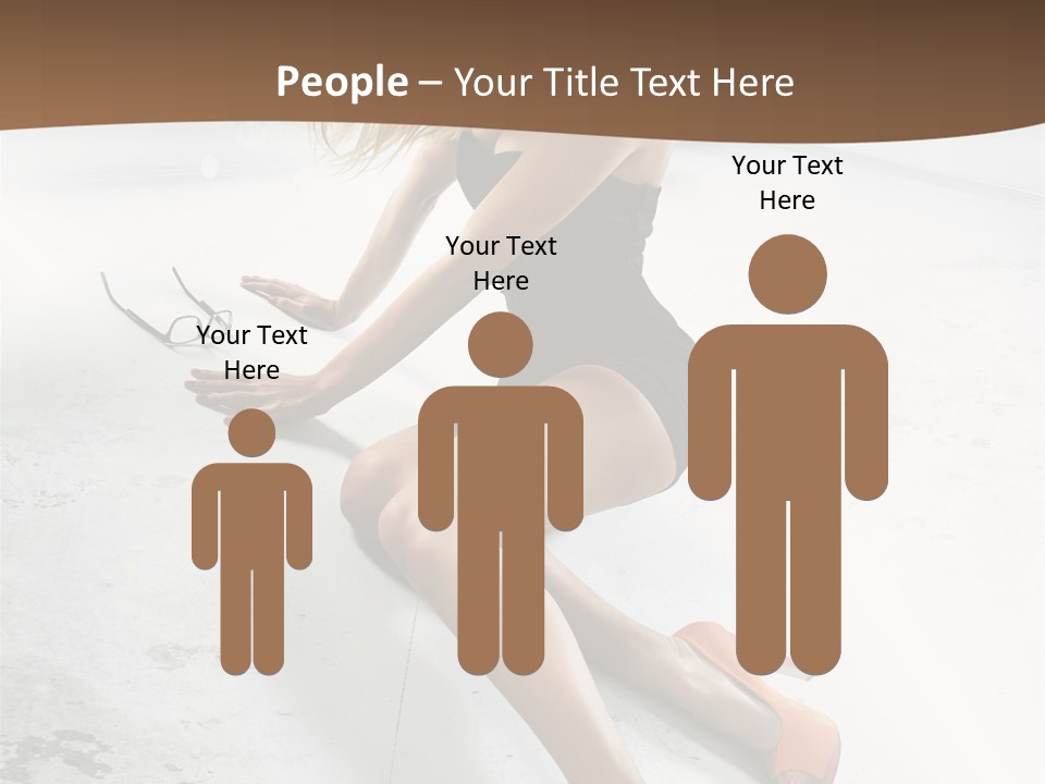 Lie Sexy Fashion PowerPoint Template