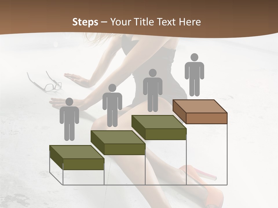 Lie Sexy Fashion PowerPoint Template