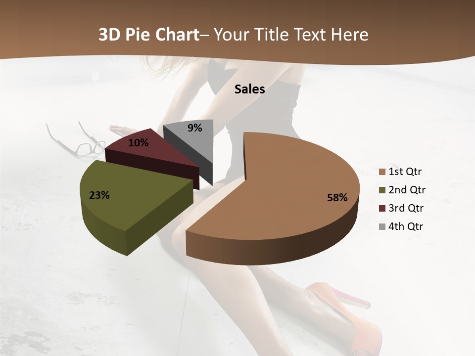 Lie Sexy Fashion PowerPoint Template