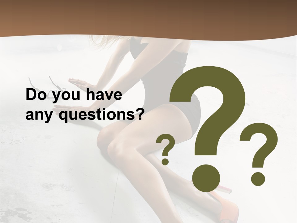 Lie Sexy Fashion PowerPoint Template