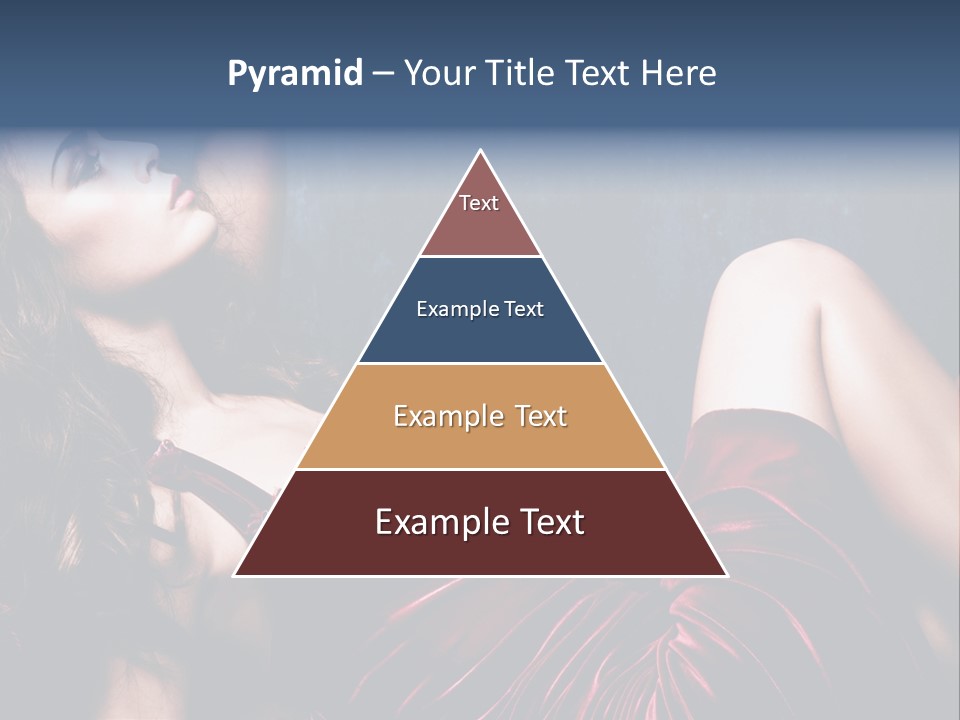 Figure Brunette Girl PowerPoint Template