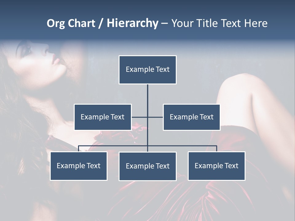 Figure Brunette Girl PowerPoint Template