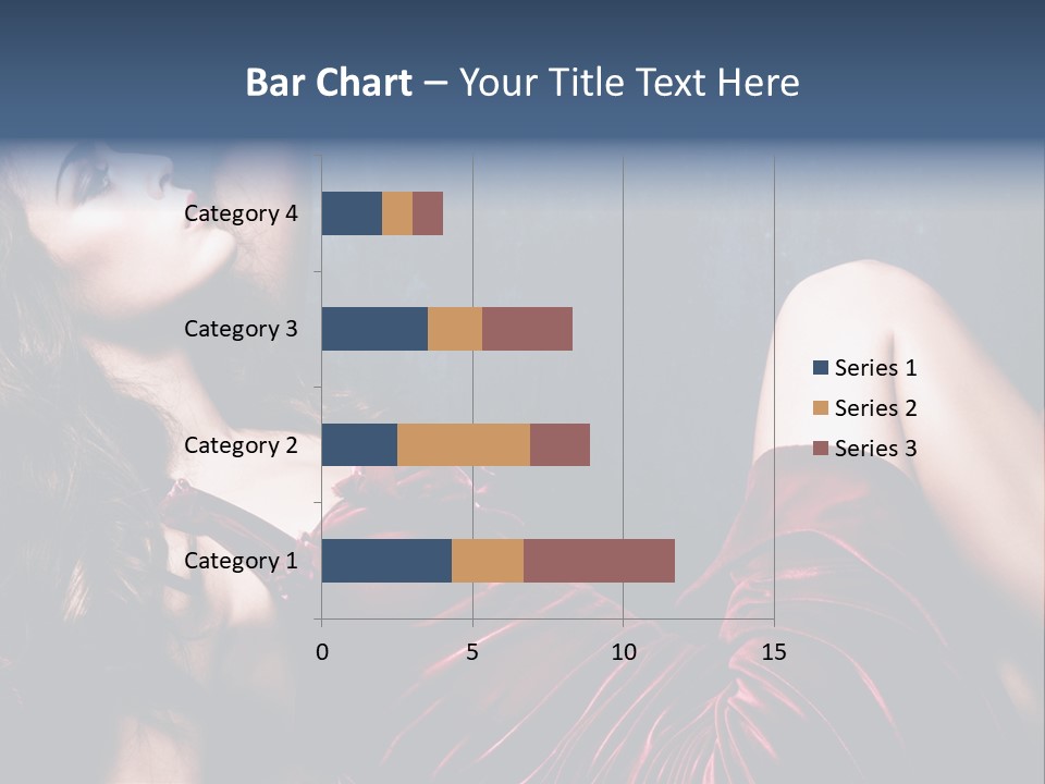 Figure Brunette Girl PowerPoint Template