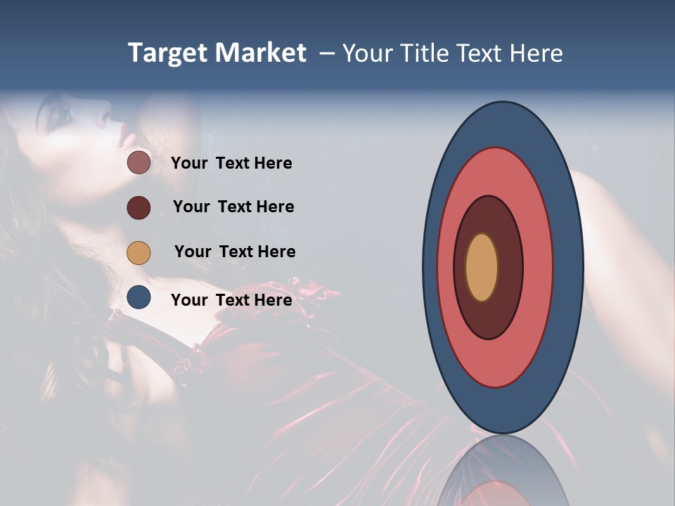 Figure Brunette Girl PowerPoint Template