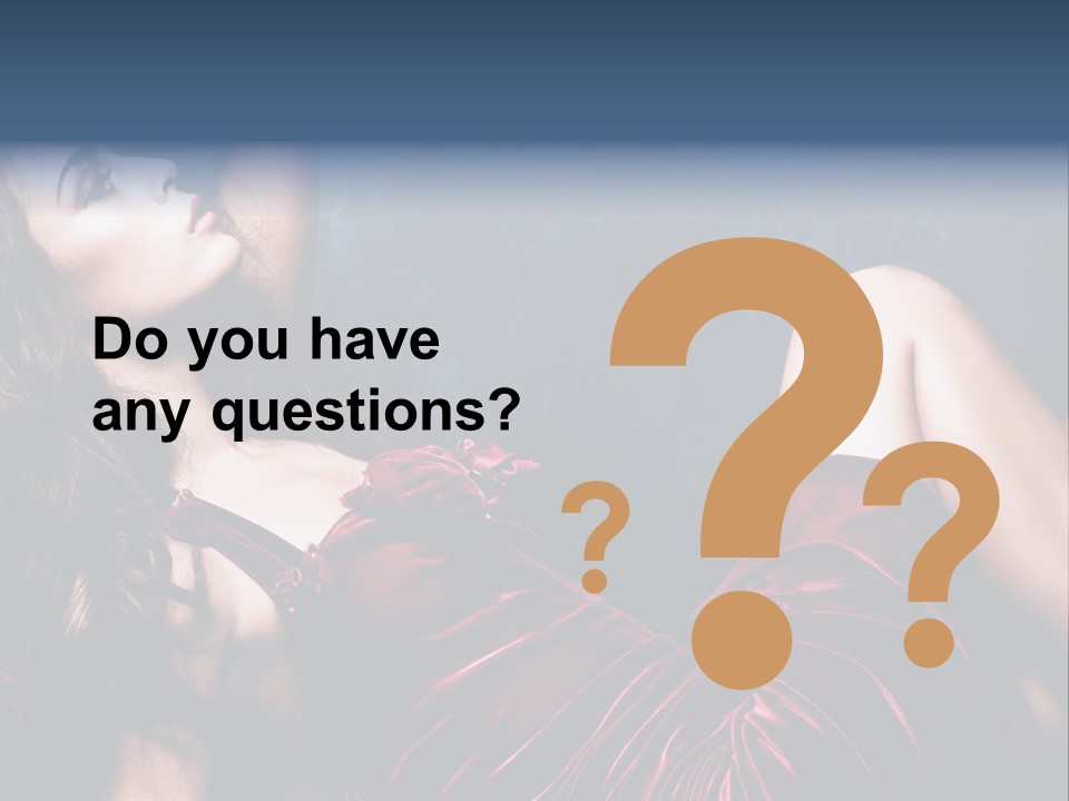 Figure Brunette Girl PowerPoint Template