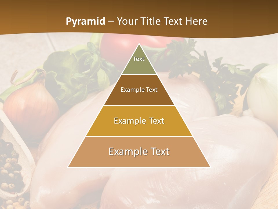 Grocery Meat Onion PowerPoint Template