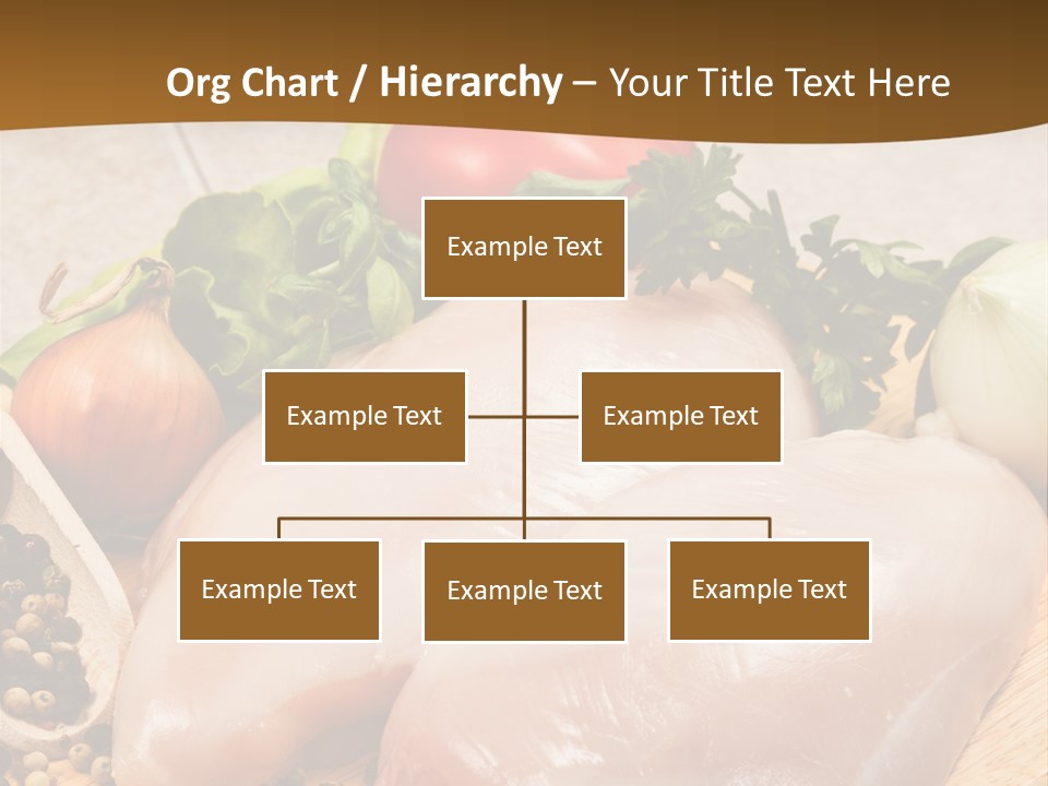 Grocery Meat Onion PowerPoint Template