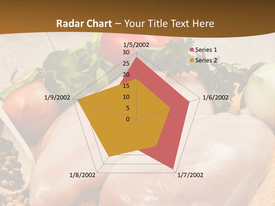 Grocery Meat Onion PowerPoint Template