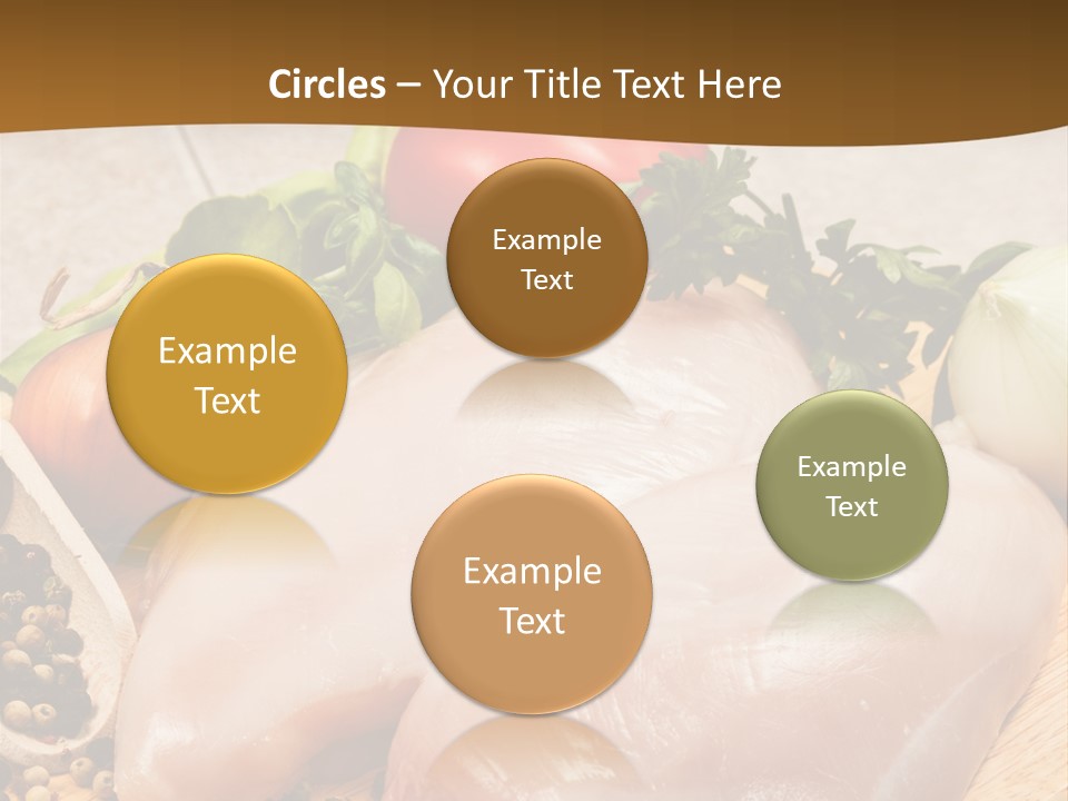 Grocery Meat Onion PowerPoint Template