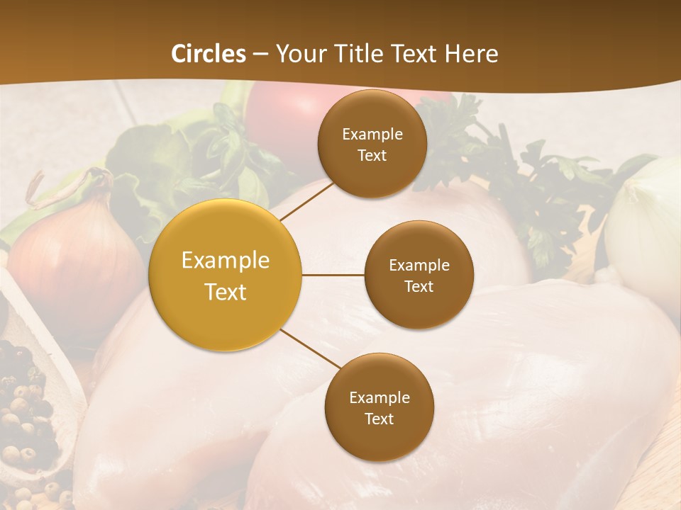 Grocery Meat Onion PowerPoint Template