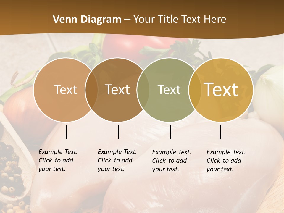 Grocery Meat Onion PowerPoint Template