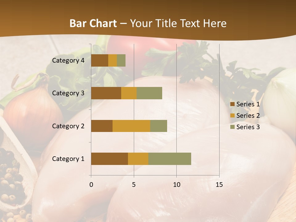 Grocery Meat Onion PowerPoint Template