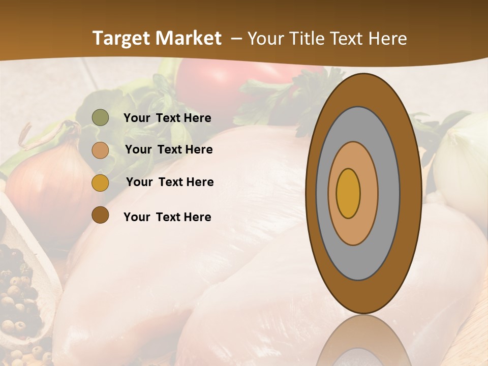 Grocery Meat Onion PowerPoint Template