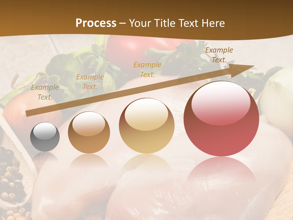 Grocery Meat Onion PowerPoint Template