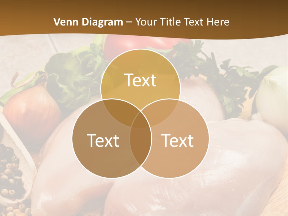 Grocery Meat Onion PowerPoint Template