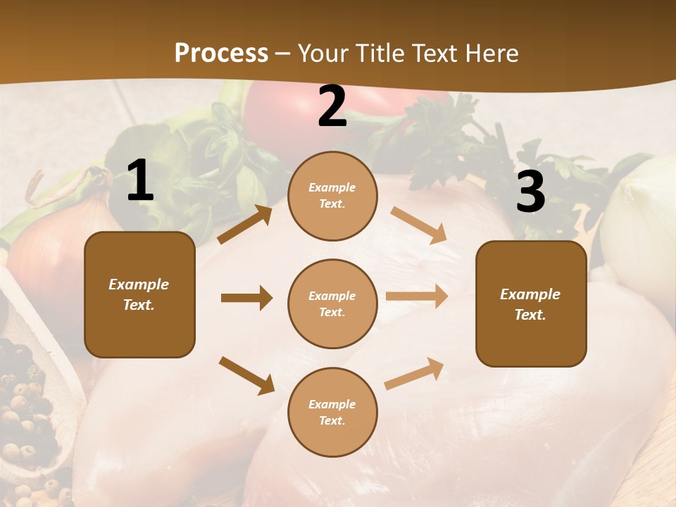 Grocery Meat Onion PowerPoint Template