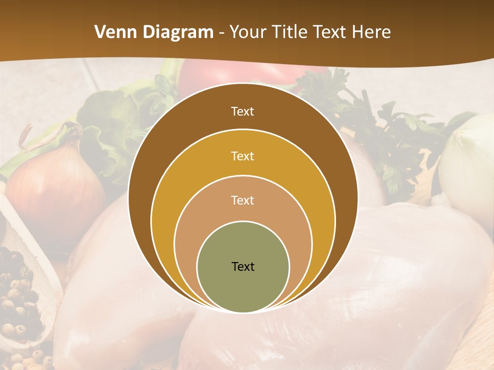 Grocery Meat Onion PowerPoint Template
