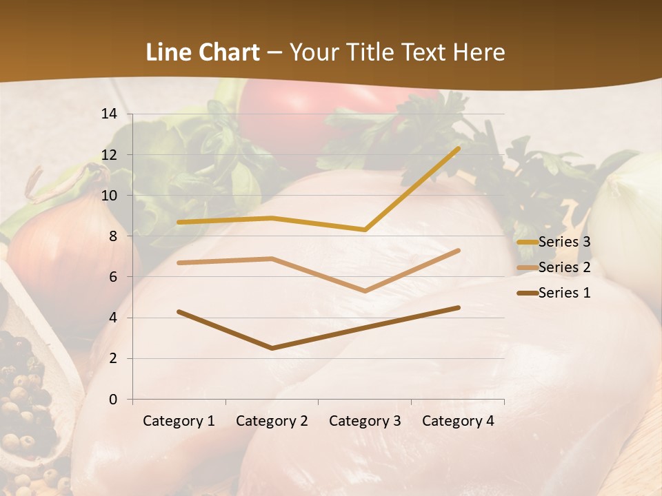 Grocery Meat Onion PowerPoint Template