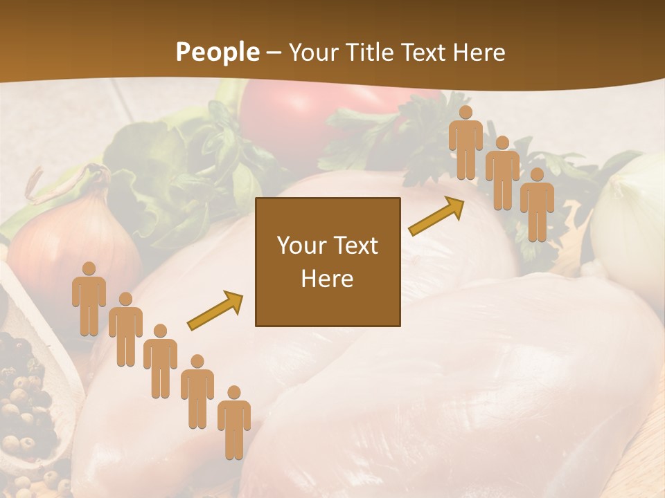 Grocery Meat Onion PowerPoint Template