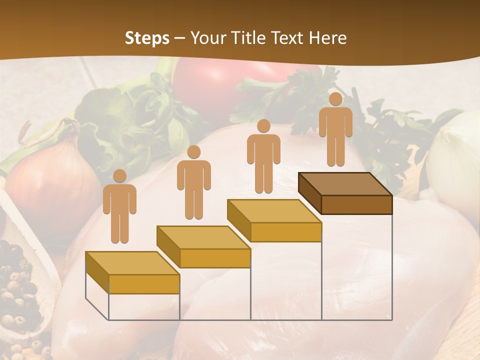 Grocery Meat Onion PowerPoint Template