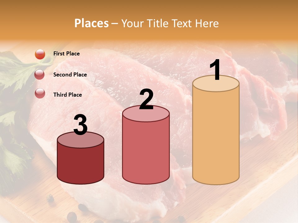 Background Fresh Meat PowerPoint Template