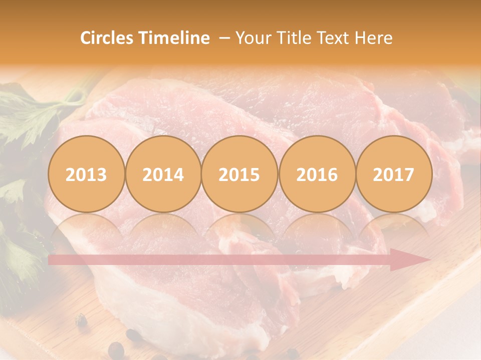 Background Fresh Meat PowerPoint Template