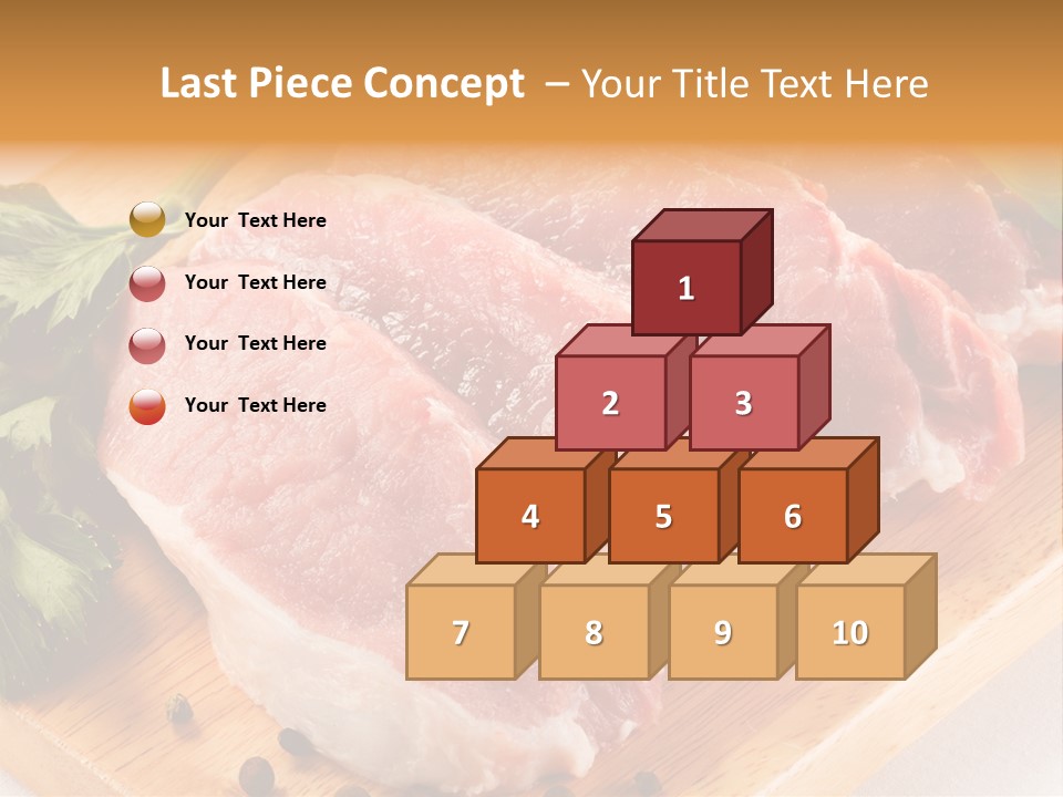 Background Fresh Meat PowerPoint Template