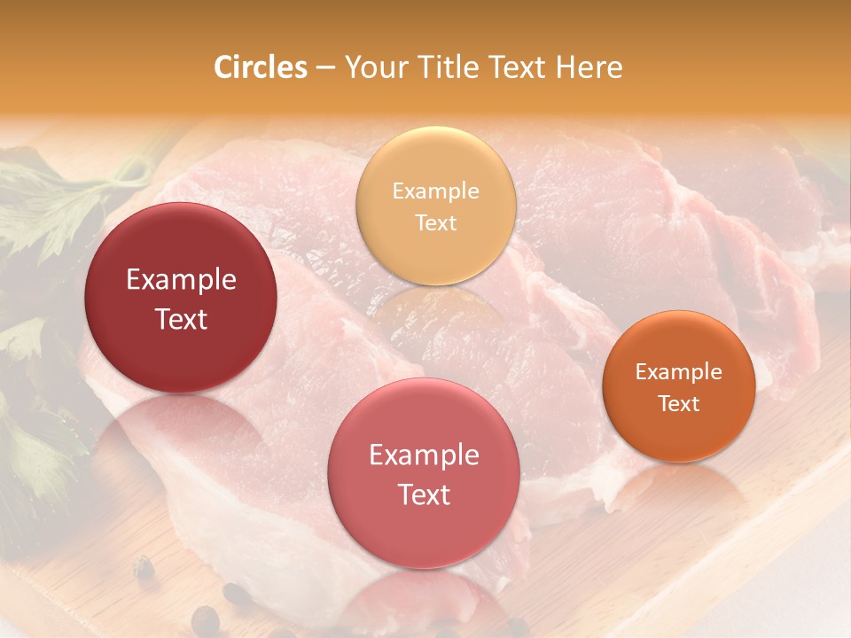 Background Fresh Meat PowerPoint Template