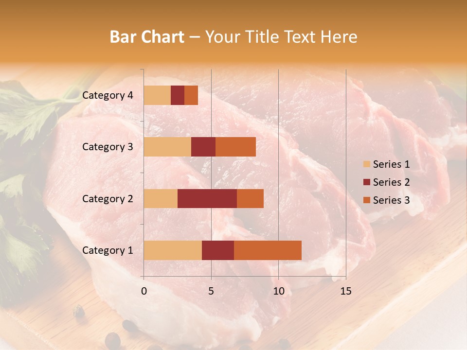 Background Fresh Meat PowerPoint Template