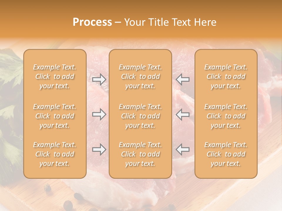 Background Fresh Meat PowerPoint Template