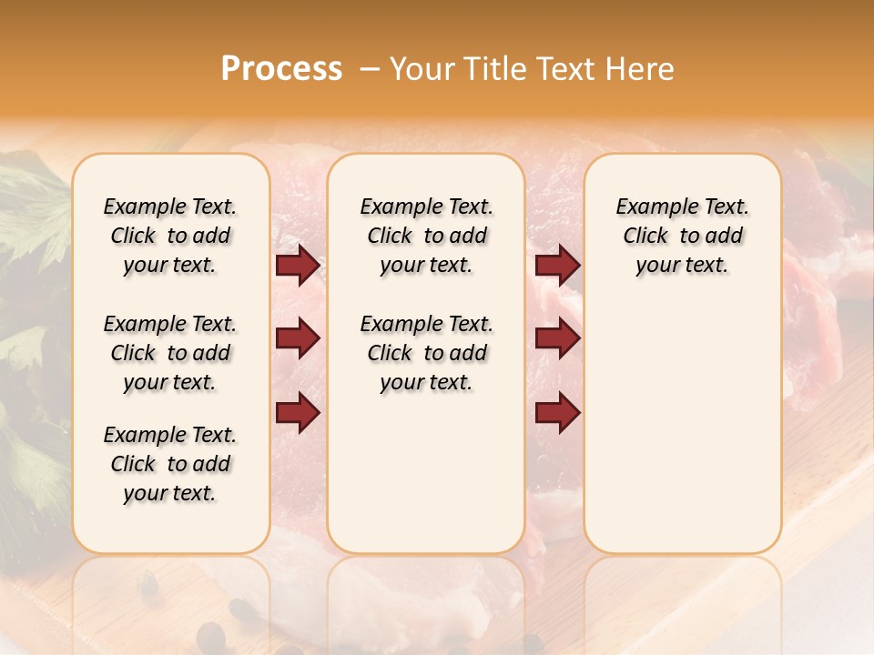Background Fresh Meat PowerPoint Template
