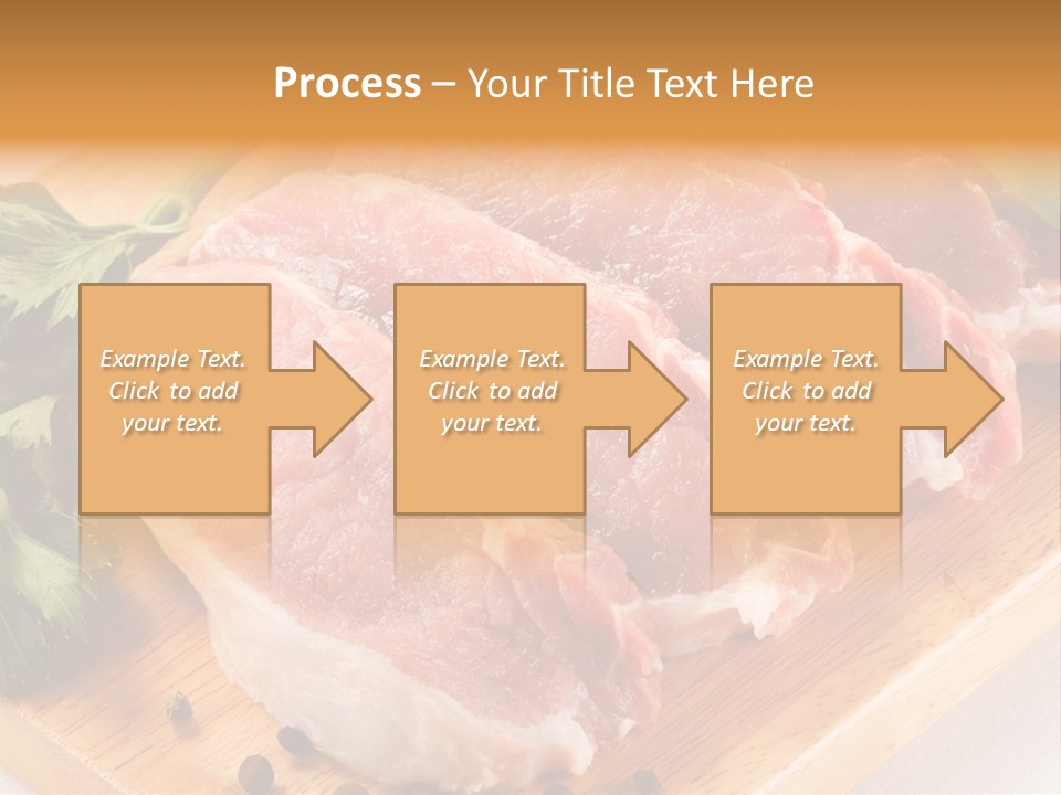 Background Fresh Meat PowerPoint Template